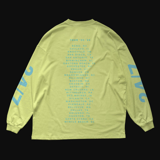 Bright Yellow Long-Sleeved Tour Tee